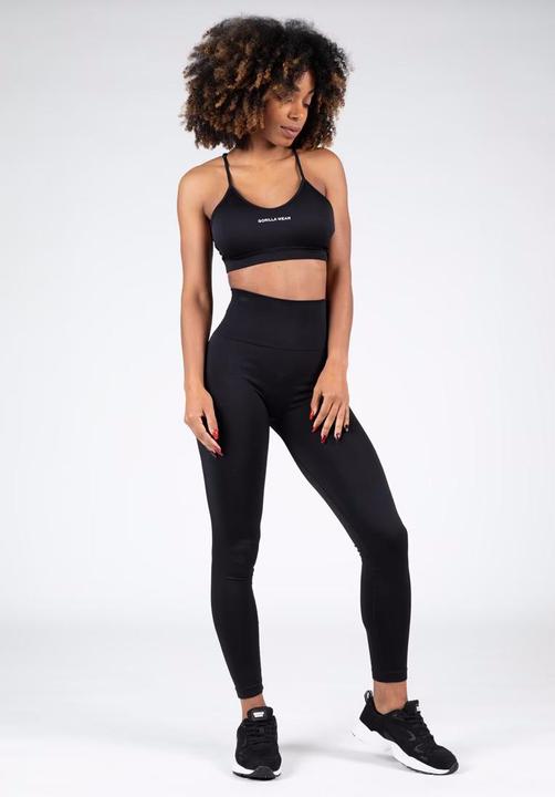 Gorilla Wear Quincy Seamless Sport Bra - Schwarz