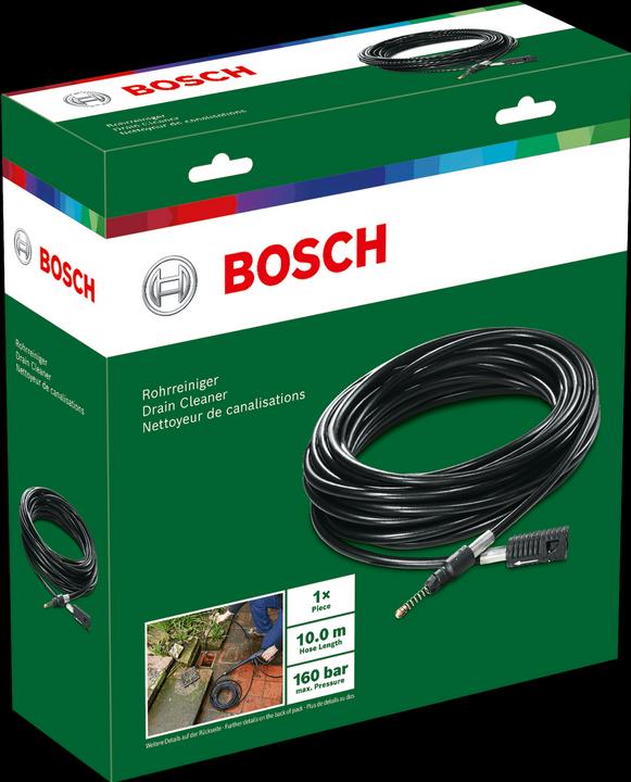 Actual product image Bosch Home & Garden Pipe cleaner, 10 m (160 bar) for Aquatak