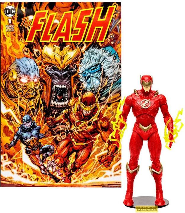 Image du produit McFarlane DC Direct figurine et comic book Page Punchers The Flash Barry Allen (The Flash Comic) 18 cm