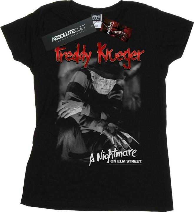 Immagine prodotto Absolute Cult Freddy Black And White Photo Maglietta Donna (XXL)