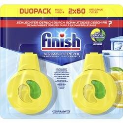 Image du produit Finish Déodorant lave-vaisselle Citrus & Lime Duo 2 pièces (Gel, 60 x)