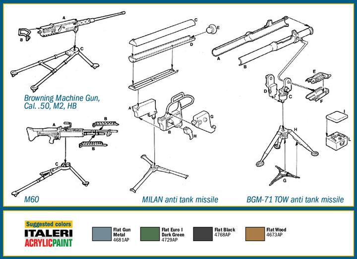 Immagine prodotto Carson 1:35 Set militare Armi moderne