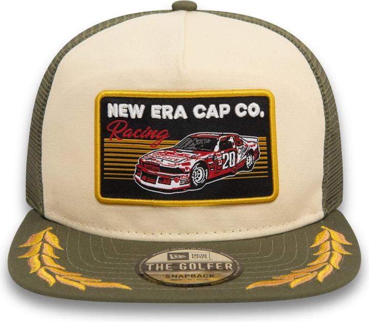 Produktbild New Era Golfer Mesh Snapback Cap - MOTORSPORT oliv - S/M (S/M)