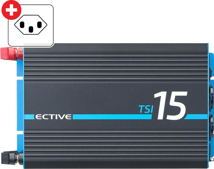 Immagine prodotto Ective TSI 15 Sinus-Wechselrichter 1500W 24V mit Netzvorrangschaltung (CH-Stecker)