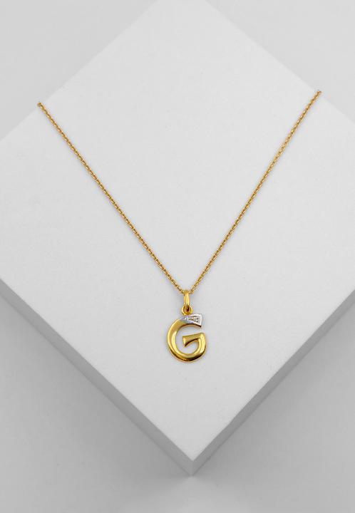 Produktbild Muau Buchstabe (750, Weissgold, 18 K Gelbgold)