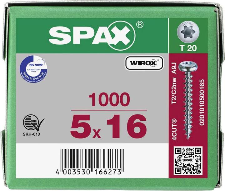 Actual product image Spax Chipboard screws (1000 Screws per piece)