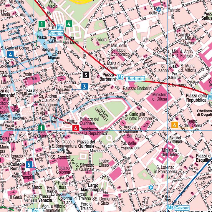 Actual product image Rome, City Map 1:10.000, freytag & berndt