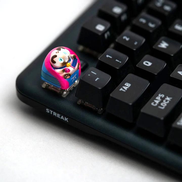 Actual product image Fnatic Artisan Keycap Loeya - blue