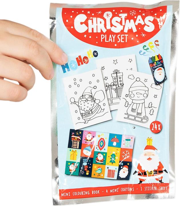 Actual product image Treats set: colouring book, crayons and sticker sheet - cherry