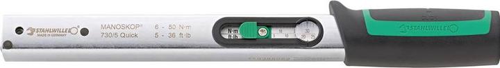 Produktbild Stahlwille Drehmomentschlüssel MANOSKOP® | 730/5 Quick (6 Nm, 50 Nm)