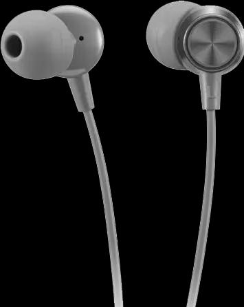 Lenovo Słuchawki douszne z mikrofonem 300 GXD1J77353 USB-C szare (Filaire)
