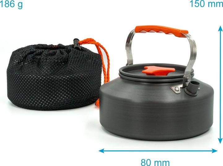 Actual product image Intirilife Camping Kettle Outdoor Cooking Kettle (1.10 l)