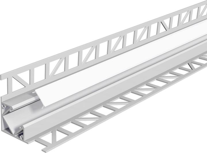 Actual product image EVN APFL3AM200 Aluminium tile profile with (2000 mm, 43 mm, 11 mm)
