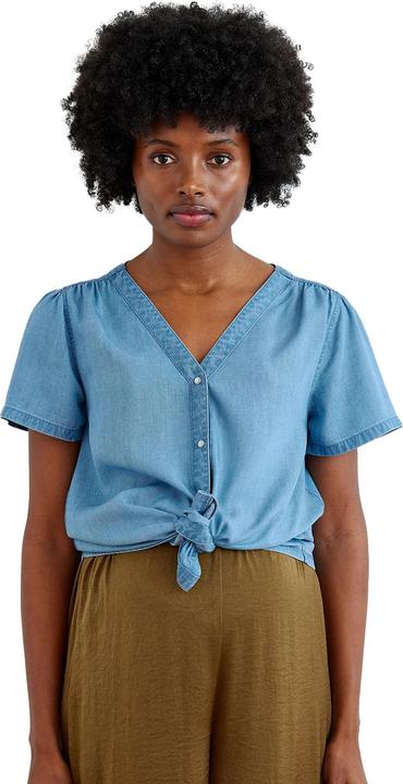 Vertbaudet Bluse für Schwangerschaft und Stillzeit aus Lyocell, Druckknopfverschluss