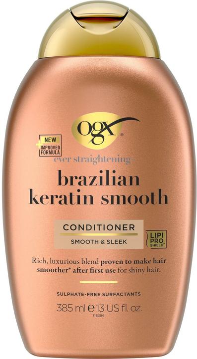Organix Brazilian Keratin Smooth Conditioner Smoothing Conditioner With Brazilian Keratin (385 ml)