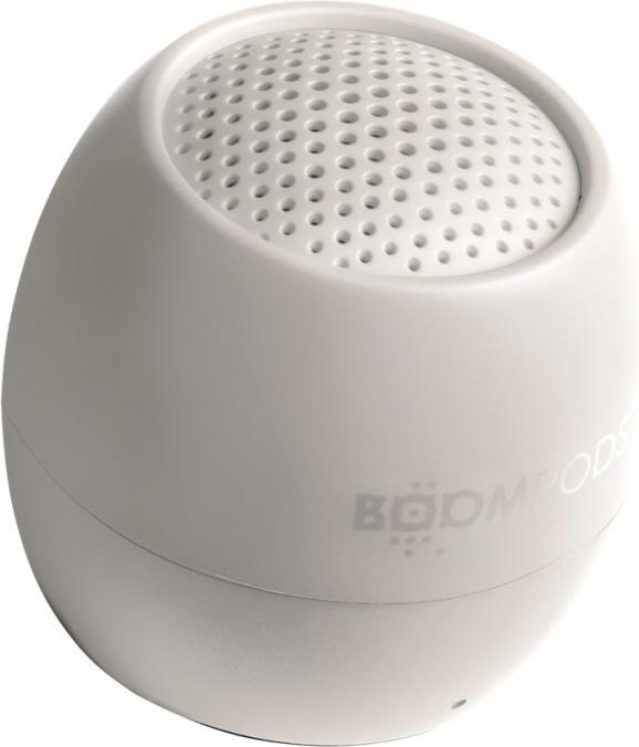 Produktbild Boompods Zero Bluetooth® Lautsprecher Freisprechfunktion, stossfest, Wasserfest Weiss (5 h, Akkubetrieb)