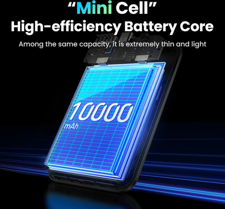 Produktbild Ugreen 10000mah Magnetic Wireless Power Bank Space Grey Powerbank - Gr - 10000 mAh (10000 mAh, 20 W, 20 Wh)