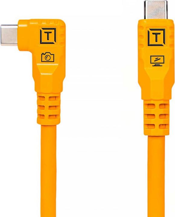 Immagine prodotto Tether Tools TetherPro USB-C a USB-C ad angolo retto arancione 9,4m (9.40 m, USB 3.2 Gen 1)
