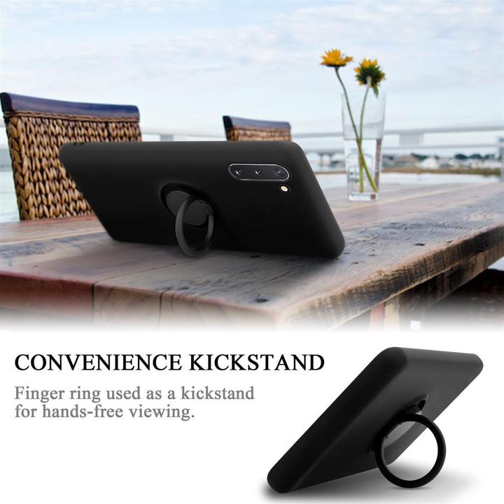 Actual product image Cadorabo TPU Liquid Ring Silicone Case Cover (Samsung Galaxy Note 10)
