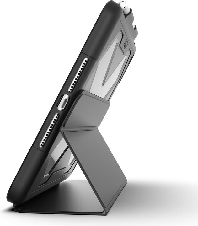 Actual product image Zagg Rugged Messenger - Protective Flip Case for Tablet - Resilient - Silicone - Black... (iPad)