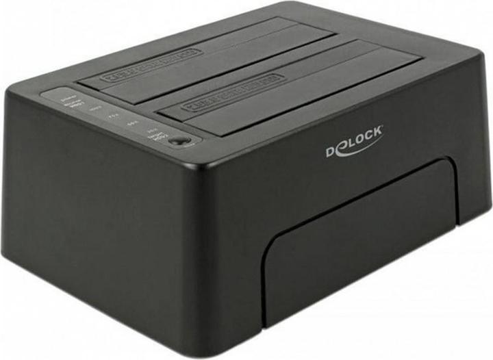 Actual product image Delock Docking and cloning station Dual Sata HDD / SSD