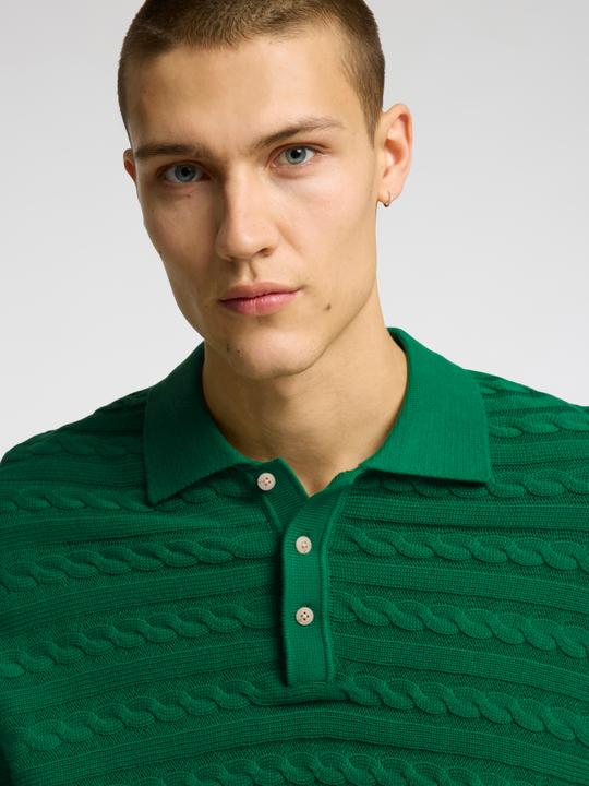 Actual product image Selected Homme Kurzärmeliges Polohemd aus Strick (S)