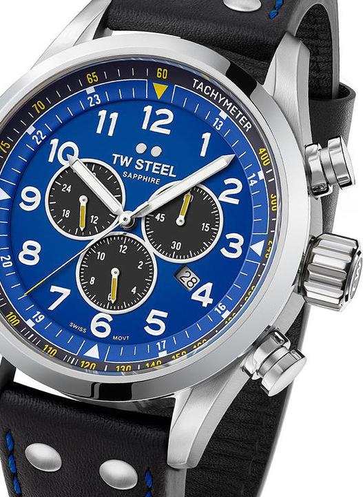 Image du produit TW-Steel SVS305 Volante Chronographe Petter Solberg Montre Homme 48mm 10ATM (Chronographe)