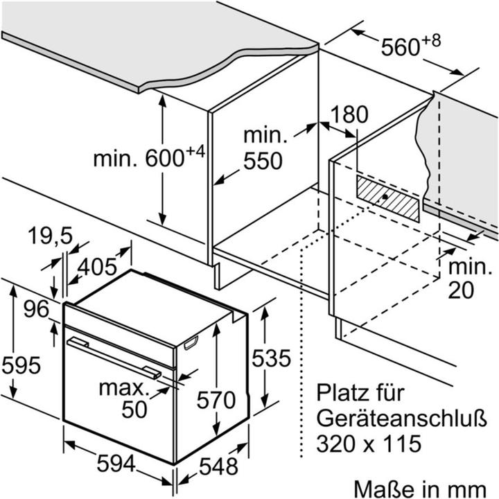 Actual product image Bosch Hausgeräte HBA533BB1