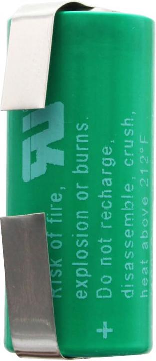 Image du produit Varta Pile CR2/3AA, 6237 avec languette à souder en forme de U, 6237301301 (1 pcs, 2/3 AA, 1350 mAh)