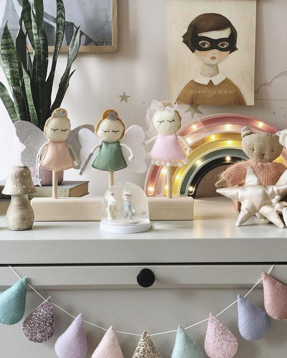 Actual product image Little Lights Night lamp Rainbow Pastel