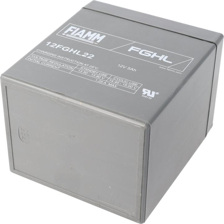 Image du produit Fiamm 12FGHL22 Batterie au plomb rechargeable 12 volts 5Ah, contact à fiche Faston 6,3mm (12 V, 5 Ah)