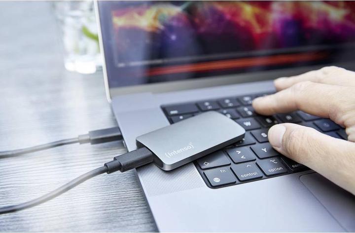 Actual product image Intenso SSD 1.0TB TX800 1.8" USB 3.2 Gen1 Anthracite (1000 GB)