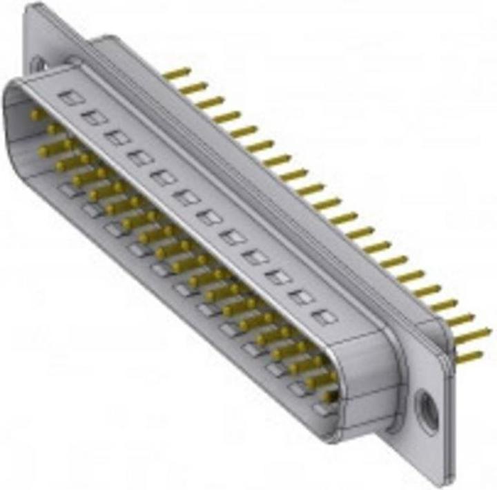 Image du produit Deltron Connectors DT 37 PY/2 Connecteur D-SUB 180 ° Nombre de pôles (num) : 37 Soudure, broches