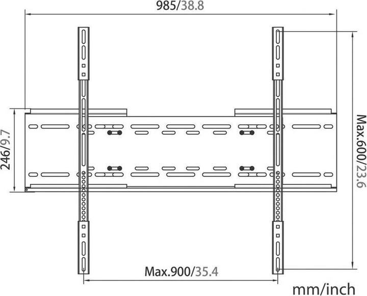 Produktbild myWall HP32 (Wand, 100", 100 kg)