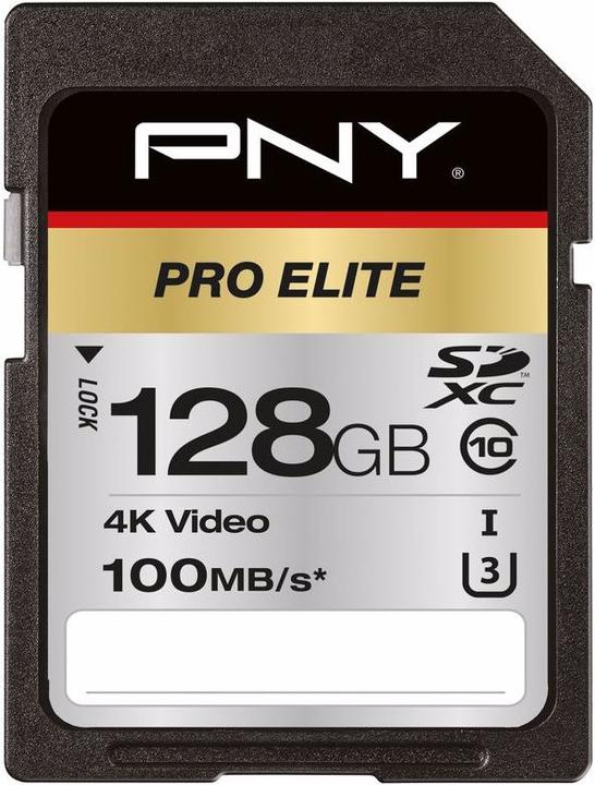 Produktbild PNY Pro Elite (128 GB, SDXC, U3, UHS-I)