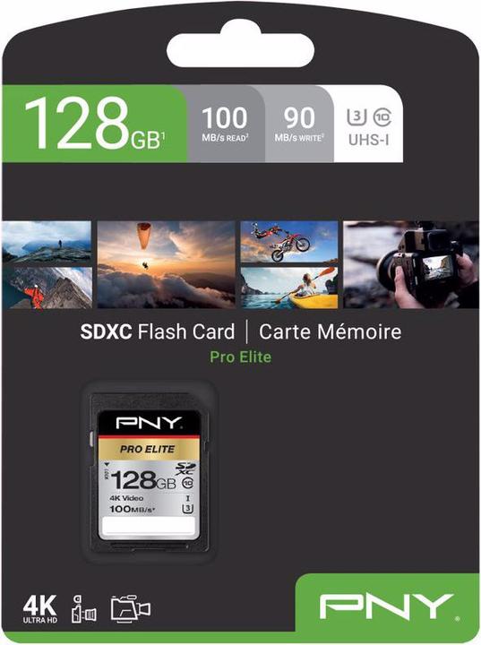 Produktbild PNY Pro Elite (128 GB, SDXC, U3, UHS-I)