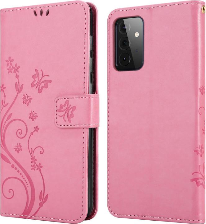Actual product image Cadorabo Flower Book cover (Samsung Galaxy A72, Samsung Galaxy A72 5G)
