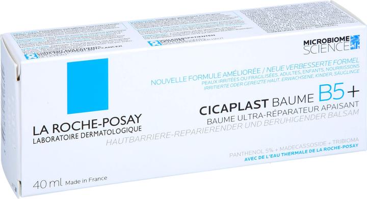 Produktbild La Roche Posay Cicaplast Baume B5+: Reparierende Creme für geschädigte und irritierte Haut (Körpercreme, 40 ml)
