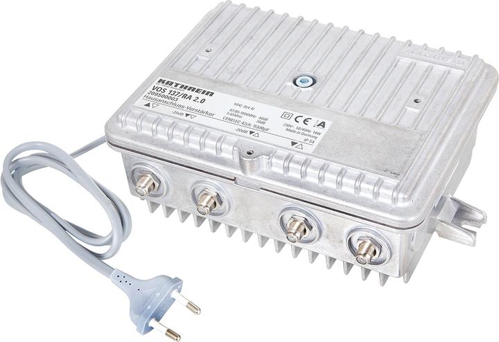 Actual product image Kathrein House connection verst. VOS 137/RA 2.0 47/85-1006MHz 40/34/30dB active return channel (Amplifier)