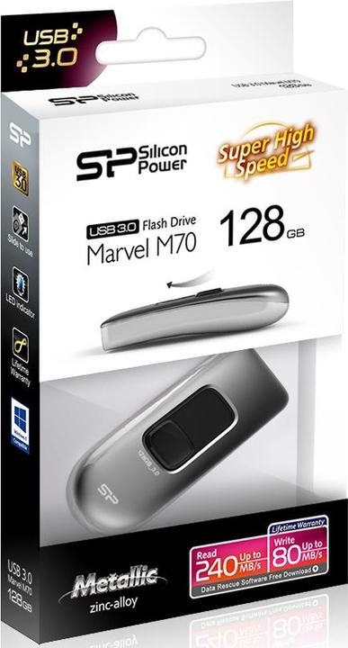 Immagine prodotto Silicon Power Marvel M70 (128 GB, USB-A, USB 3.1)