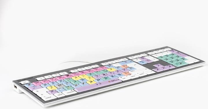 Produktbild Logickeyboard LKB-FCPX10-CWMU-DE USB QWERTZ Deutsch Mehrfarben Tastatur (DE, Kabelgebunden)