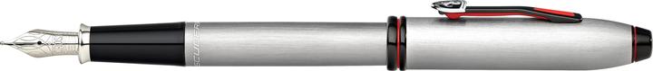 Actual product image Cross Fountain pen Townsend Ferrari Collection Titanium Grey F Gift box (Grey, 1 x)