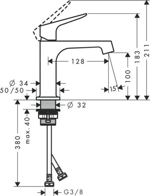 Immagine prodotto Axor Citterio M Miscelatore monocomando lavabo senza set di scarico