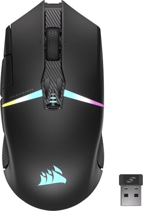 Produktbild Corsair Nightsabre (Kabelgebunden, Kabellos)