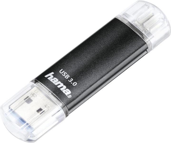 Produktbild Hama Laeta Twin (64 GB, Micro USB, USB-A, USB 3.0)