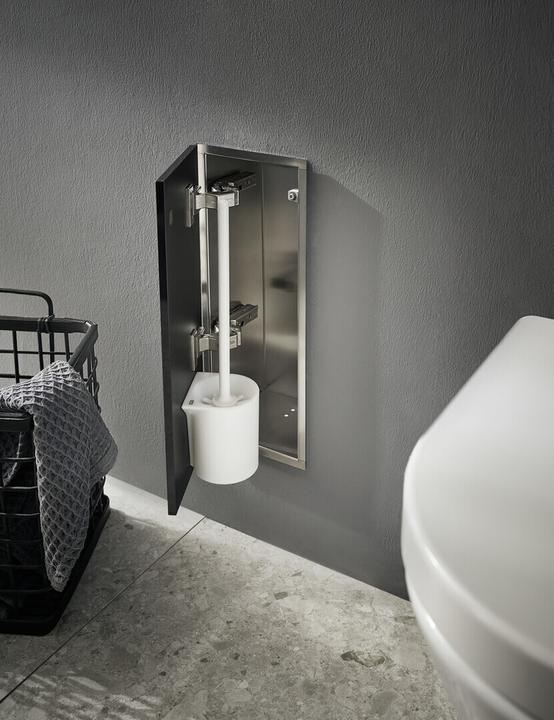 Actual product image Emco Brush handle module ASIS PURE UP Stop right 435mm diamond grey