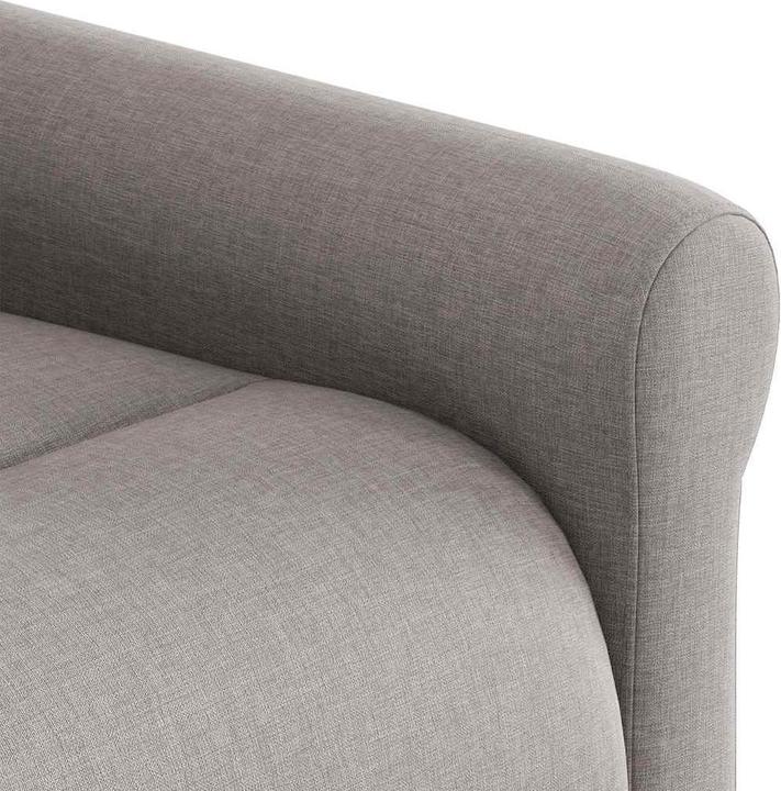Productafbeelding VidaXL Massage fauteuil Taupe stof Massage TV fauteuil Fauteuil met massagefunctie