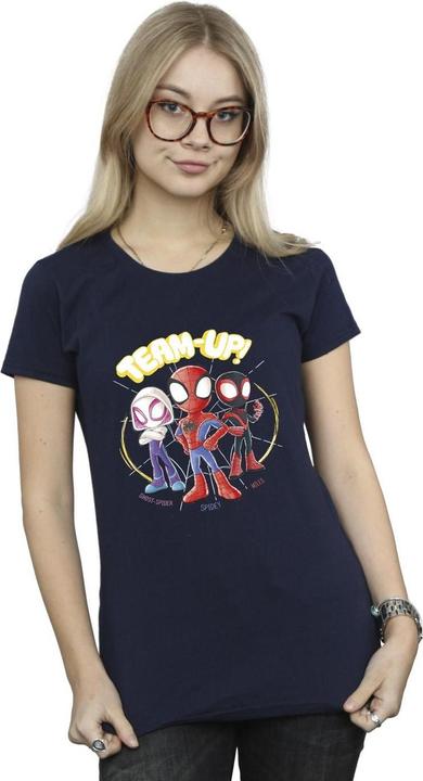 Image du produit - T-shirt SPIDEY AND HIS AMAZING FRIENDS SKETCH - Femme (L)