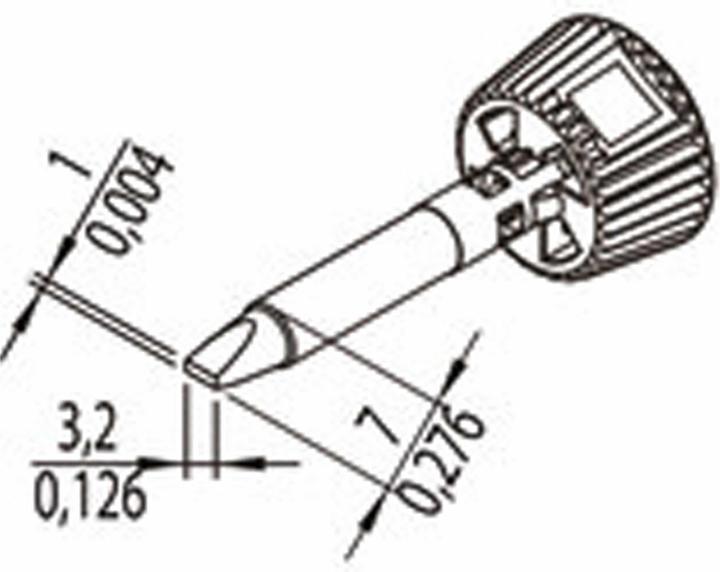 Immagine prodotto 0142CDLF32/SB Punta di saldatura Dimensione punta 3,20 mm Contenuto 1 pz. (Punta di saldatura)