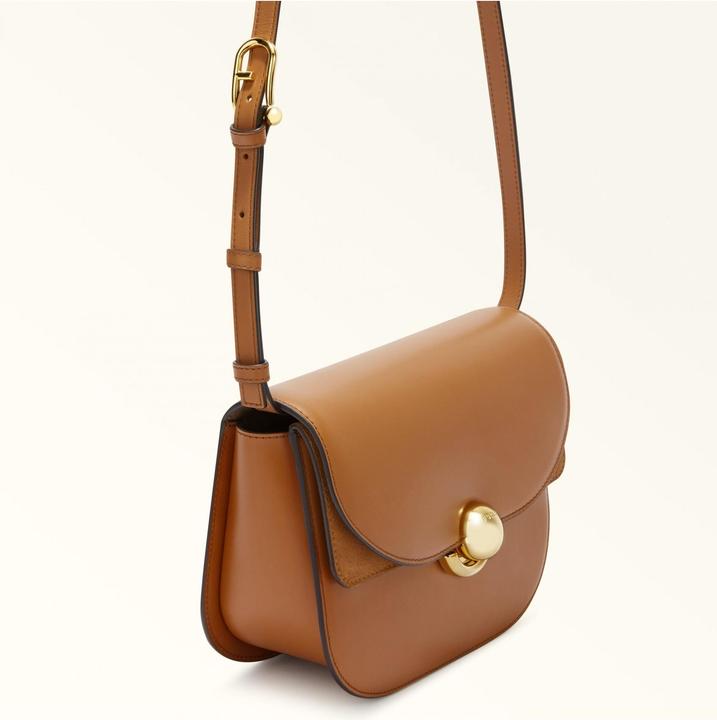 Image du produit Furla sfera s crossbody bag en cuir couleur brandy